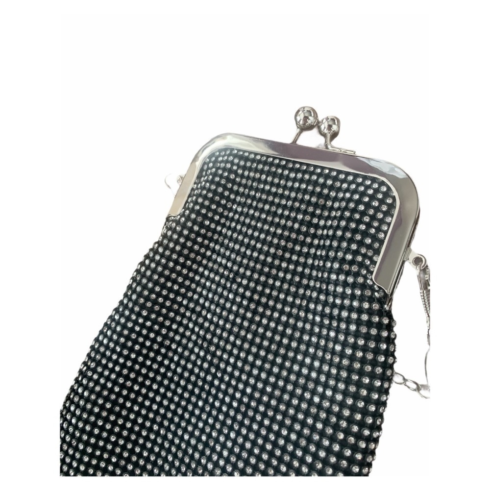 Nwt Alessia Rhinestone Beaded Glam Event Mini Bag - Picture 2 of 4